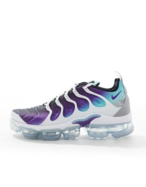Zapatillas de deporte blancas y moradas Air Vapormax Plus de Nike ASOS