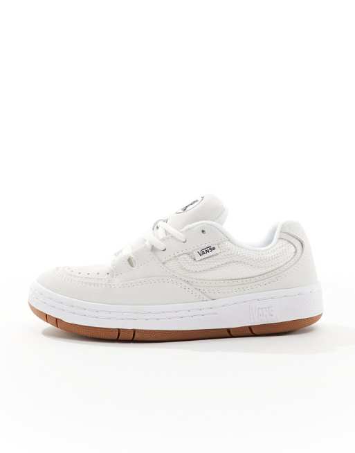 Zapatillas de deporte blancas y multicolores con suela gruesa Speed de Vans