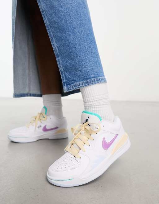 Zapatillas de deporte blancas y multicolores Jordan Stadium 90 de