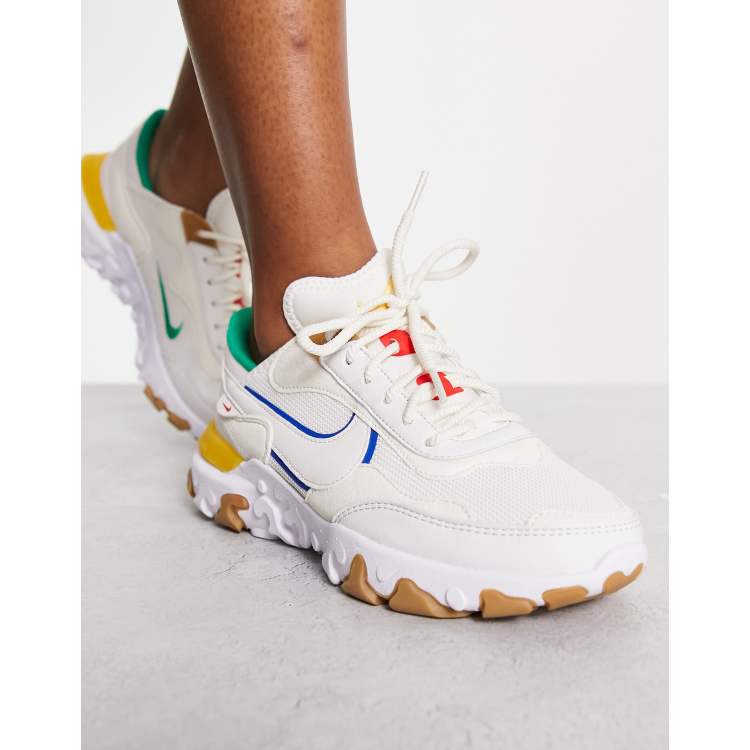 Nike react sales mujer blancas