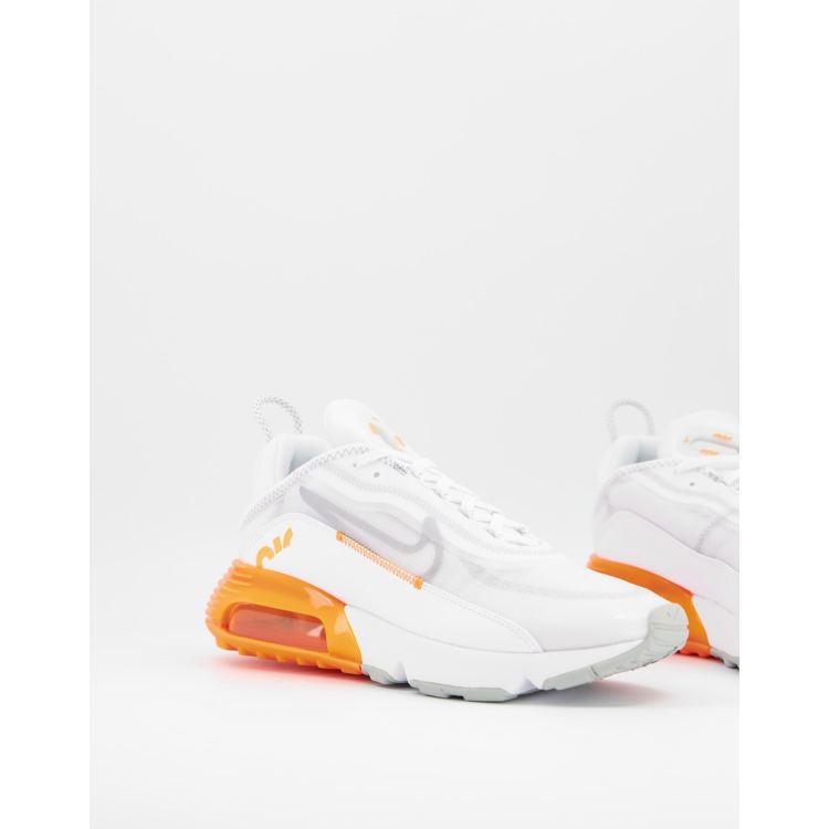 pistola Húmedo regla Zapatillas de deporte blancas y naranjas Air Max 2090 ES de Nike | ASOS