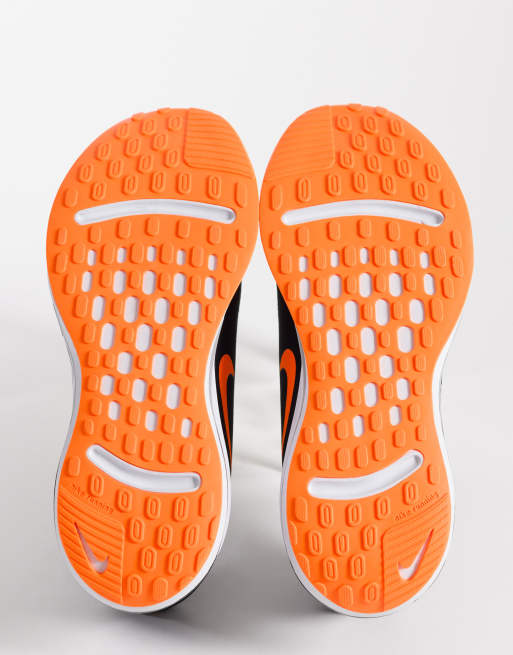 Zapatillas de deporte blancas y naranjas Journey Run de Nike Running, 5 de 5
