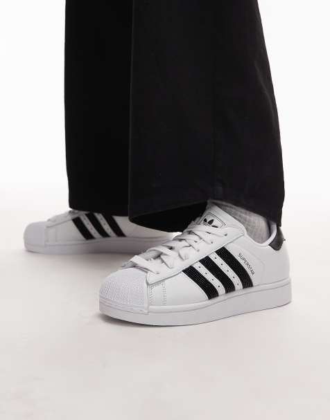 Zapatillas de deporte blancas y negras con cuentas Superstar II de adidas Originals - view 1