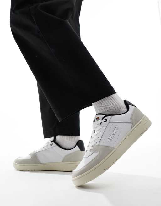 Zapatillas de deporte blancas y negras con suela Cupsole Panaro de ellesse, 5 de 5