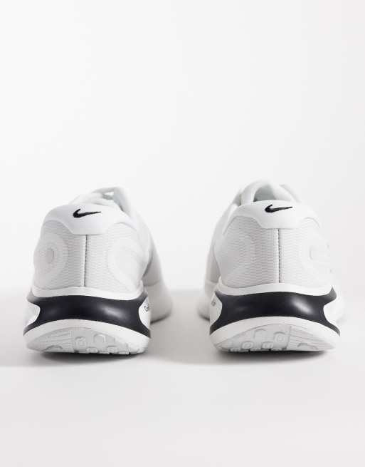 Zapatillas de deporte blancas y plateadas Journey Run de Nike Running, 2 de 5