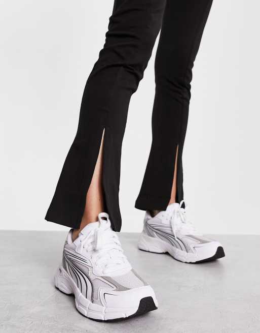 Zapatillas de deporte blancas y plateadas Teveris de PUMA | ASOS