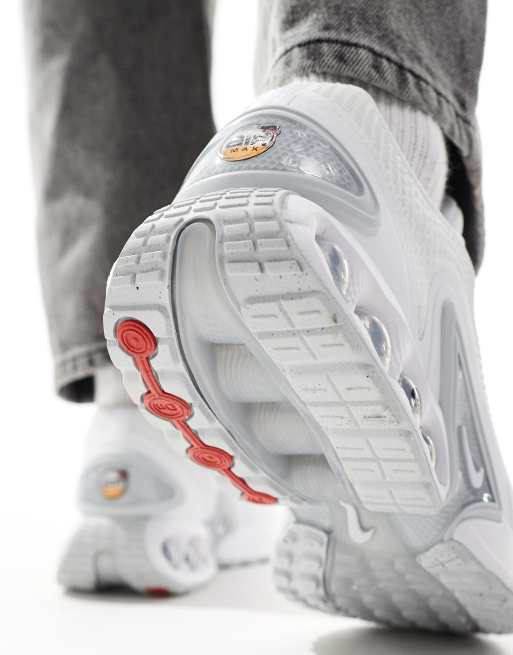 Zapatillas de deporte blancas y plateado metalizado Air Max DN de Nike , 2 de 5