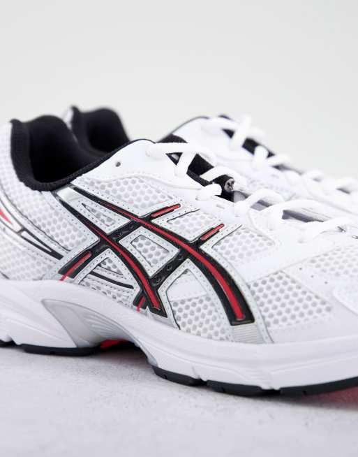 Asics rojas 2025 y blancas