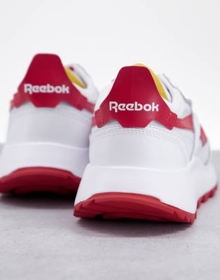 reebok blancas y rojas