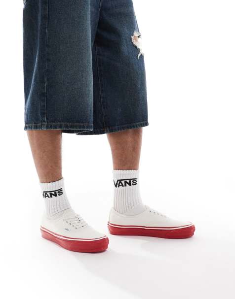Zapatillas de deporte blancas y rojas premium 44 de Vans Authentic - view 1