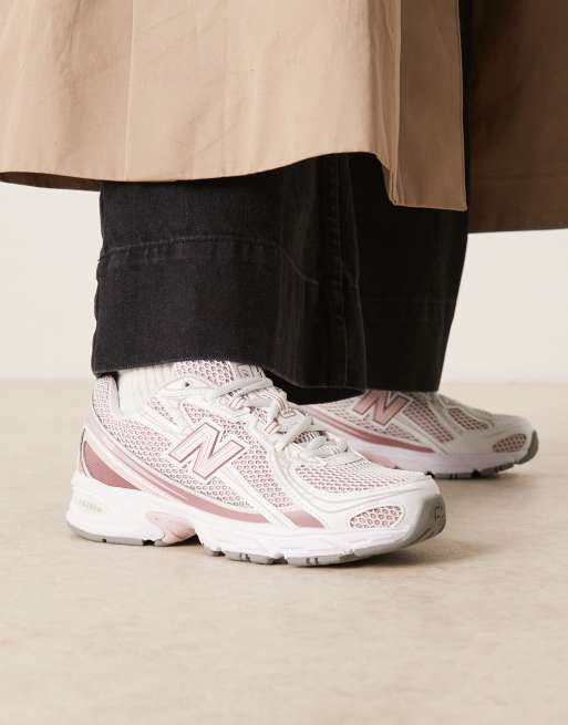 Zapatillas de deporte blancas y rosa claro 740 de New Balance, 2 de 5
