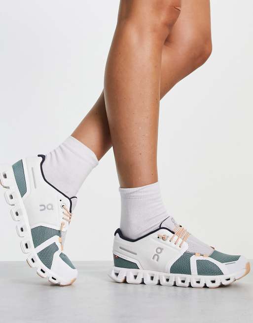 ▷ On cloud 5 push blanco/verde por SOLO 159,95 €