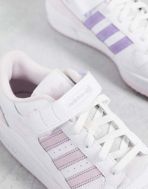 Adidas blancos 2025 y violetas