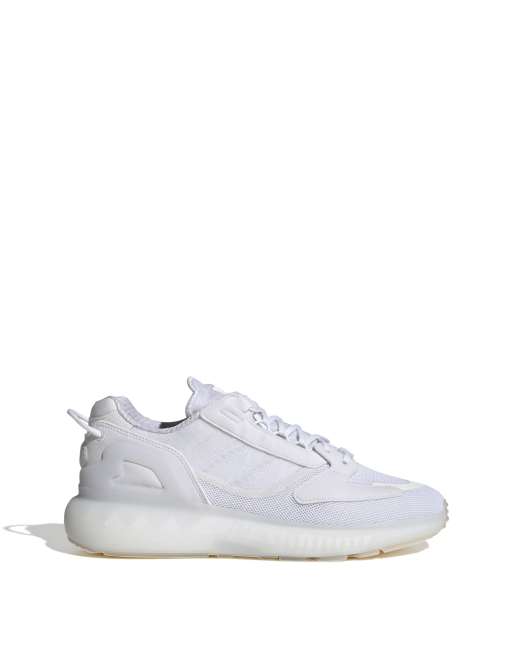 Zapatillas de deporte blancas ZX 5K Boost de adidas Originals ASOS