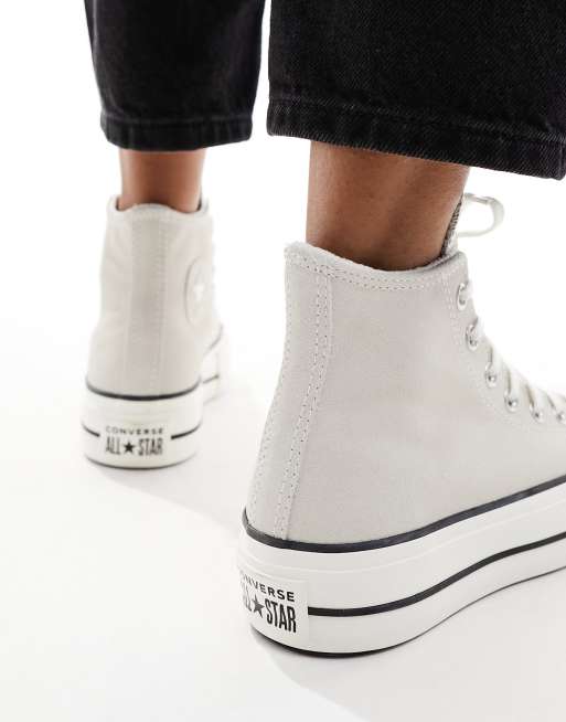 Zapatillas de deporte blanco garceta de ante Chuck Taylor All Star