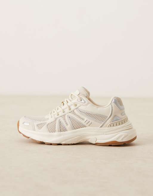 Zapatillas de deporte blanco hueso con cordones Divine de ASOS DESIGN, 2 de 5