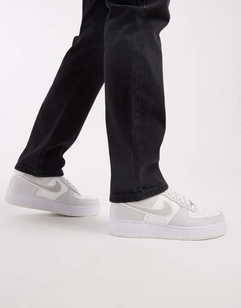 Zapatillas de deporte blanco hueso con detalle de logo Air Force 1 de Nike - view 1