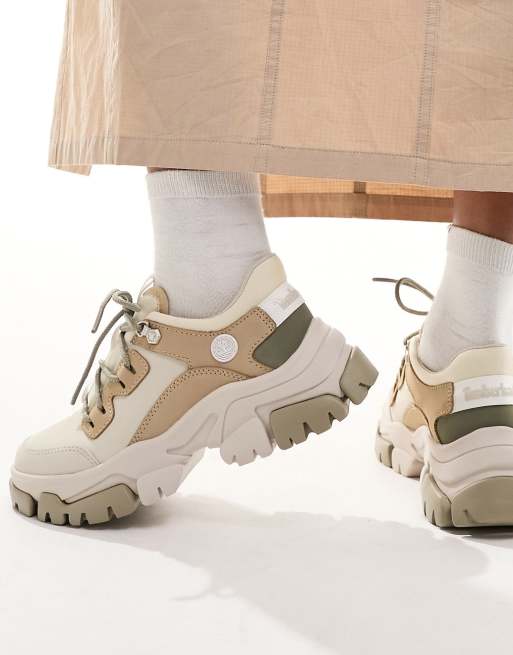 Zapatillas de deporte blanco hueso con plataforma Adley Way de