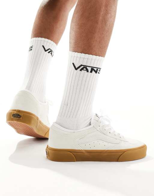 Zapatillas de deporte blanco hueso con suela de goma Rowley Classic de Vans, 2 de 5