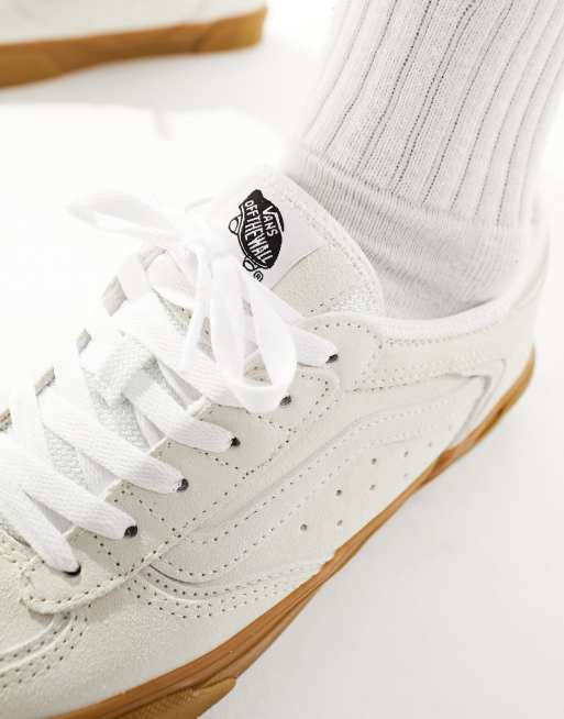 Zapatillas de deporte blanco hueso con suela de goma Rowley Classic de Vans, 4 de 5