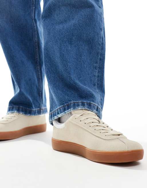 Zapatillas de deporte blanco hueso de ante Baseshot 224 de Lacoste, 3 de 5