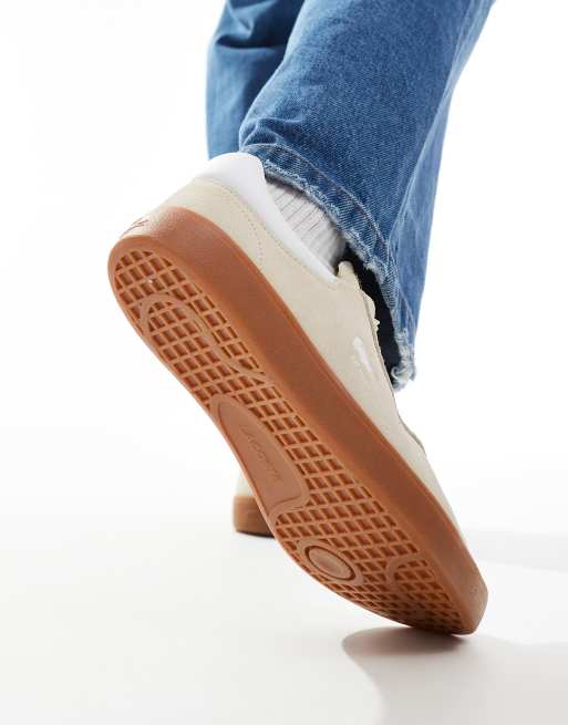 Zapatillas de deporte blanco hueso de ante Baseshot 224 de Lacoste, 5 de 5