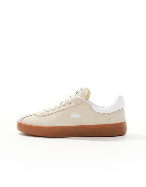 Zapatillas de deporte blanco hueso de ante Baseshot 224 de Lacoste, 2 de 5