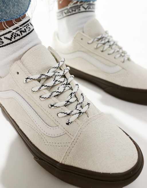 Vans zapatos goma blanco discount