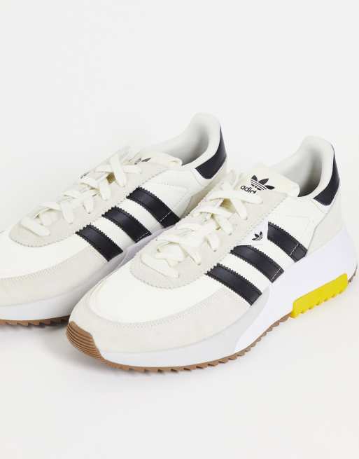 Zapatillas de deporte blanco hueso Retropy F2 de adidas Originals