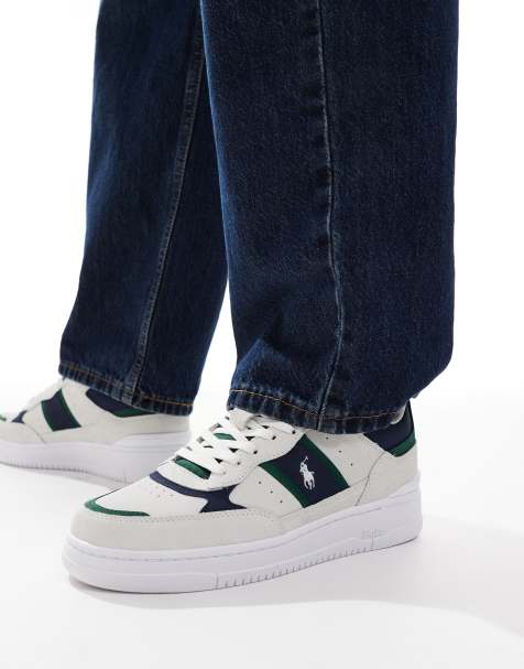 Zapatillas de deporte blanco hueso, verdes y azules Masters Sport 125 de Polo Ralph Lauren - view 1