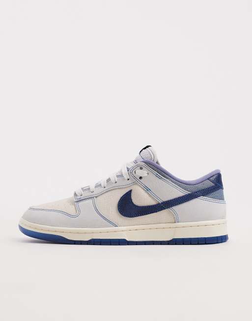 Zapatillas de deporte blanco hueso y azules Dunk Low Retro de Nike, 2 de 5