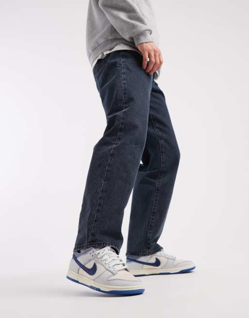 Zapatillas de deporte blanco hueso y azules Dunk Low Retro de Nike, 5 de 5
