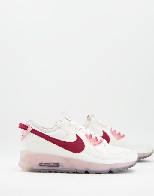Zapatillas blanco y burdeos Air Max Terrascape 90 de Nike | ASOS