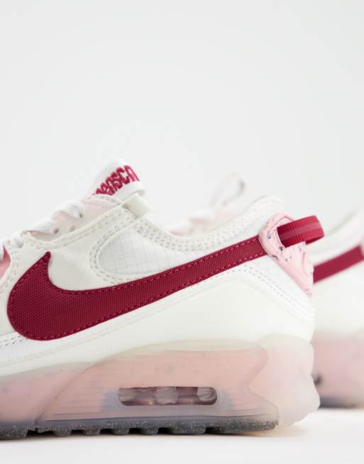 Zapatillas blanco y burdeos Air Max Terrascape 90 de Nike | ASOS