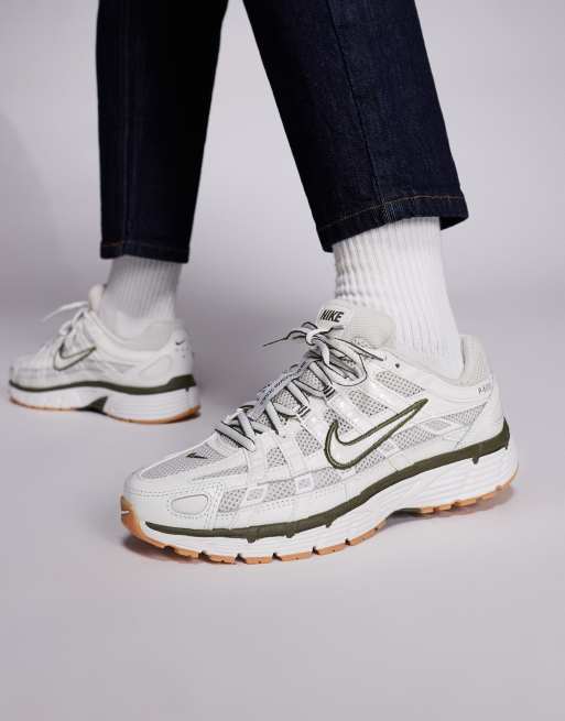 Zapatillas de deporte blanco hueso y caquis P-6000 de Nike, 2 de 5