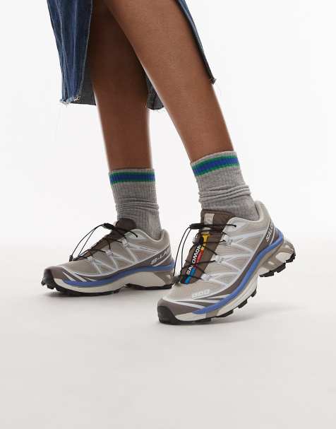 Zapatillas de deporte blanco hueso y marrones XT-6 de Salomon - view 1