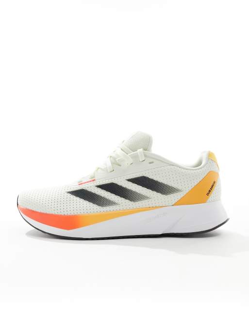 Zapatillas de deporte blanco hueso y rojas Duramo SL de adidas Running ASOS