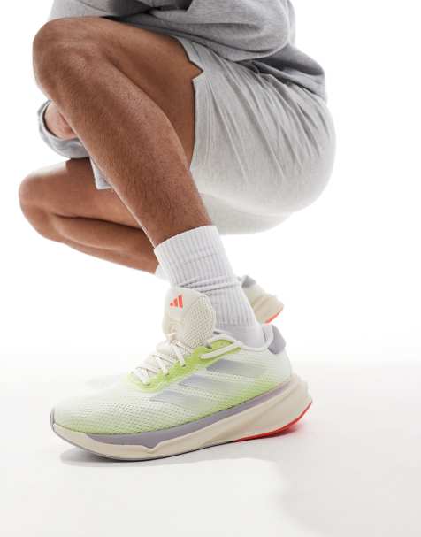 Zapatillas de deporte blanco hueso y verde lima Supernova Stride de adidas Running - view 1