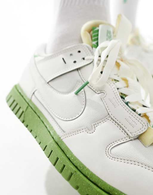 Zapatillas de deporte blanco hueso y verdes Dunk Jumbo de Nike , 5 de 5