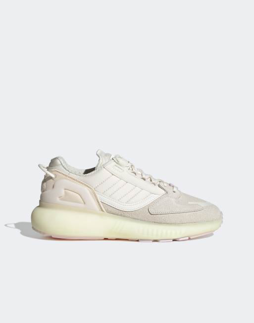 Zapatillas de deporte blanco hueso ZX 5K BOOST de adidas Originals