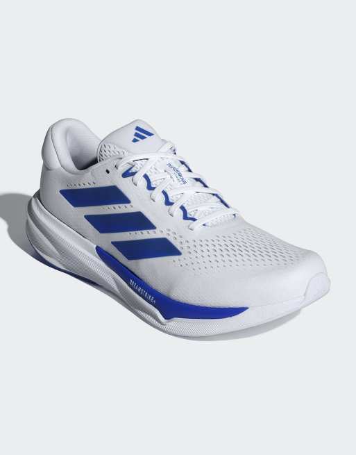 Zapatillas de deporte blanco nube, azul lúcido y grises para correr Supernova Stride 2 de adidas Performance