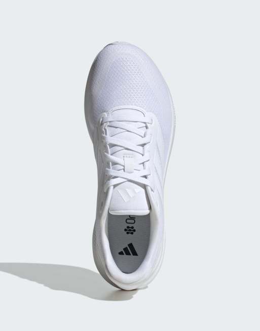 Zapatillas de deporte blanco nube para correr Runfalcon 5 Wide de adidas Performance, 3 de 4