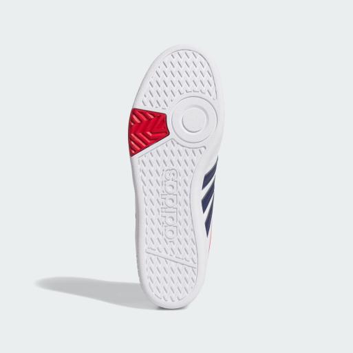 Zapatillas de deporte blanco nube y azul oscuro Hoops 4.0 de adidas Performance, 2 de 4