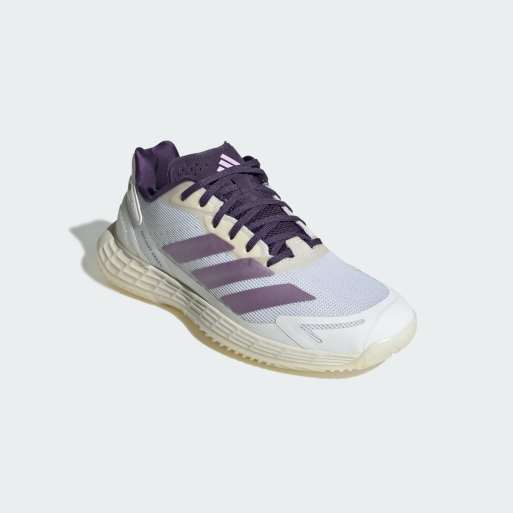 Zapatillas de deporte blanco nube y color ciruela empolvado para tenis Defiant Speed 2 de adidas Performance