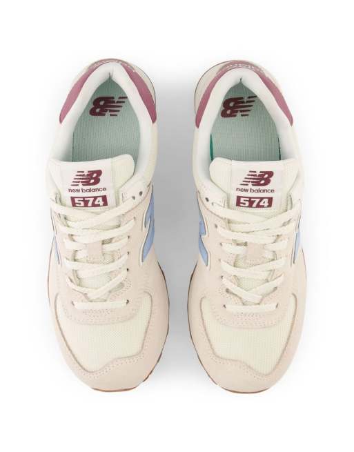 Zapatillas de deporte blanco sal marino 574 de New Balance, 2 de 4