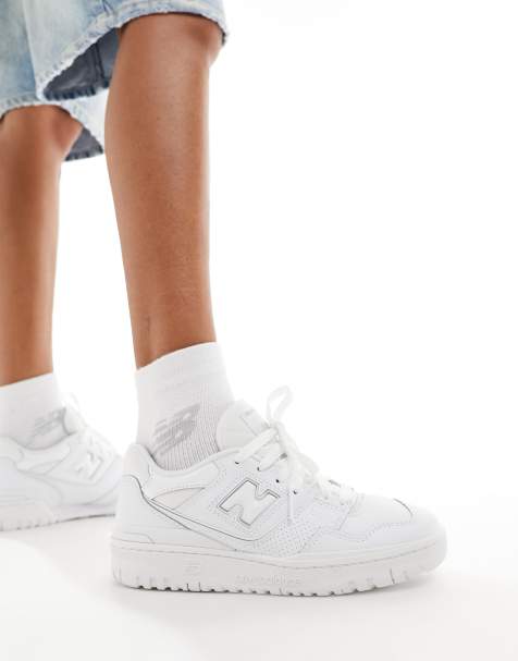 Zapatillas de deporte blanco triple de charol 550 de New Balance - view 1
