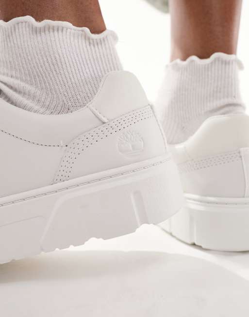 Zapatillas de deporte blanco triple Laruel Court de Timberland, 5 de 5