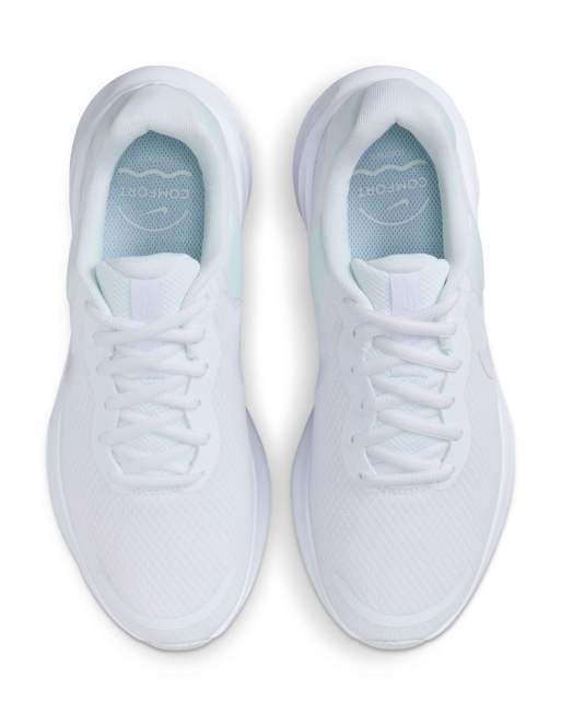 Zapatillas de deporte blanco triple Revolution de Nike Running
