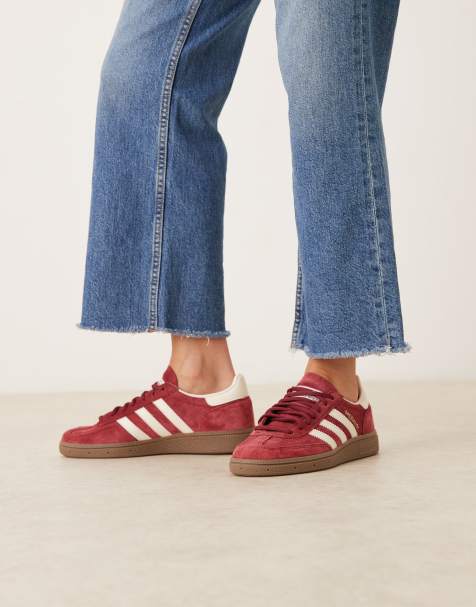 Zapatillas de deporte burdeos y color crema Handball Spezial de adidas Originals - view 1