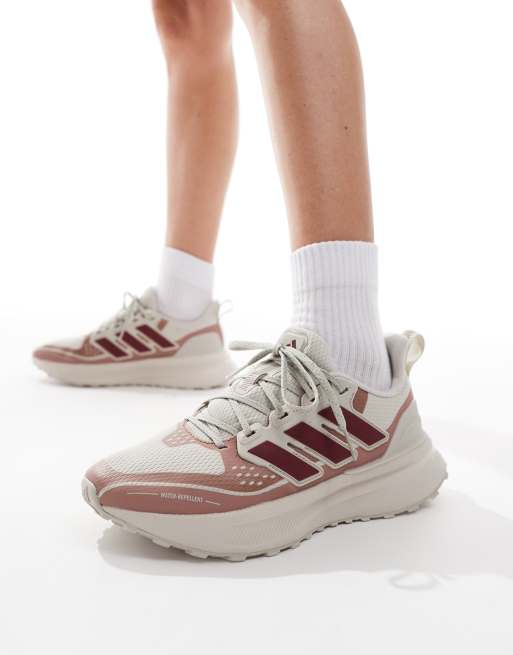 Zapatillas de deporte burdeos y rosas Ultrarun 5 de adidas Running